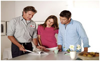 technician will explain the air conditioning work to be performed before doing any air conditioning repairs.